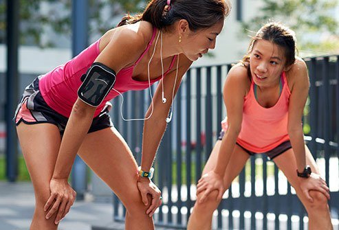 Your body temperature naturally rises when you work hard.