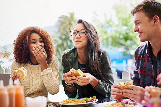 Socializing with people you care about can be good for your immune system.