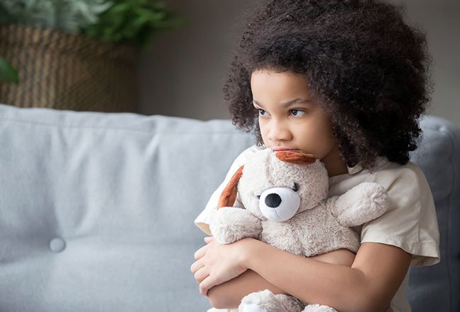 The term scarred for life implies a severe emotional wound or trauma that doesn't fully heal.