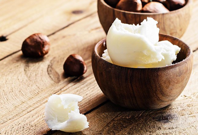 Shea butter is fat extracted from the nuts of the shea tree.