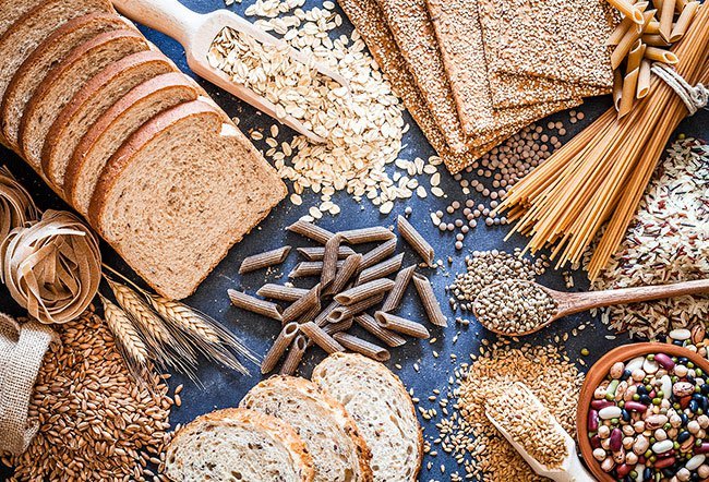 Whole grains are grains that look brown as opposed to white.
