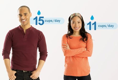 Adults may get approximately 20 to 30 percent of their daily water intake from food.