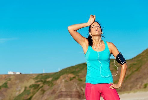 You might be fine exercising outside when it is 85 degrees and the humidity is low.