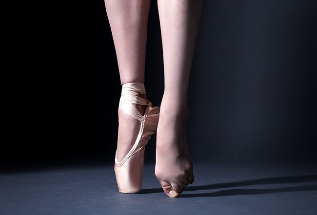plantar flexed