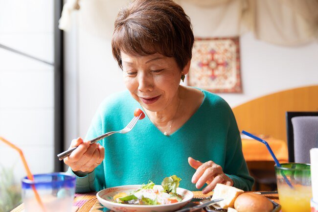 As you age you lose some of your sense of smell and taste.