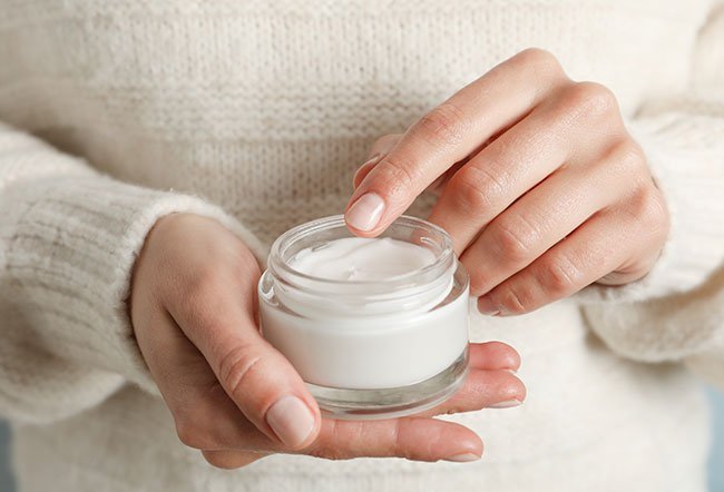 Unlike a cream, the lotions are less greasy and have more water content. 