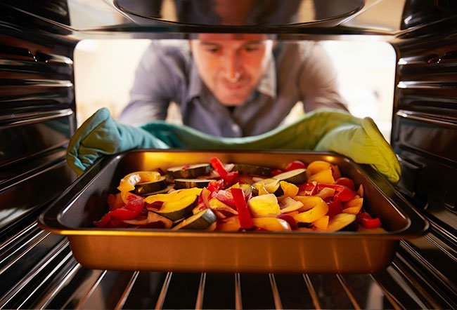 The recommended way to roast vegetables is to set the temperature anywhere between 350 and 500°F. However, 400°F is usually ideal for roasting vegetables.