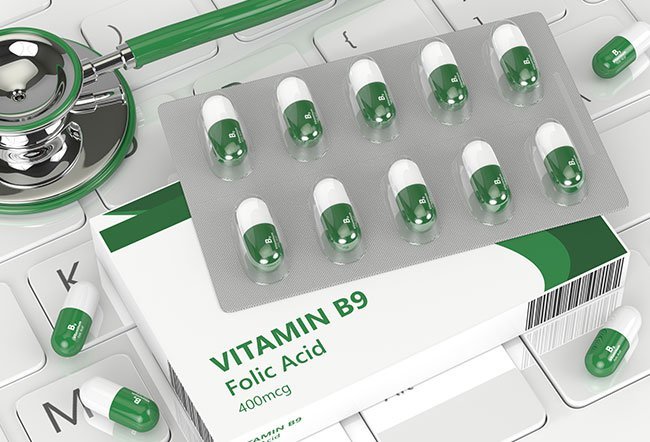 Folic acid converts to folate in the body, which plays a role in general sexual health.