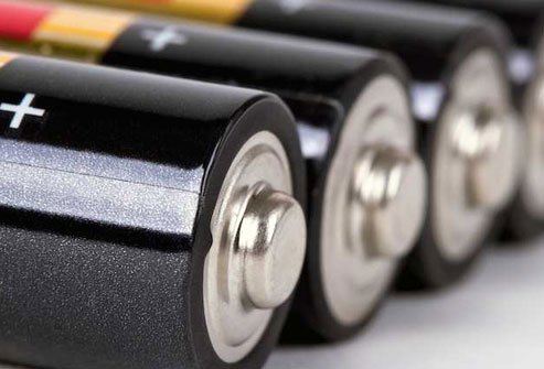 Nickel cadmium or small sealed lead acid rechargeable batteries have toxic metals in them that are bad for the environment and the human body.