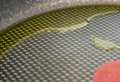 Nonstick pots and pans with scratches, grooves, or flaking polytetrafluoroethylene (Teflon) should be on your kitchenware move list.