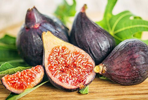 Figs are on the higher end of the fruit sugar content list.
