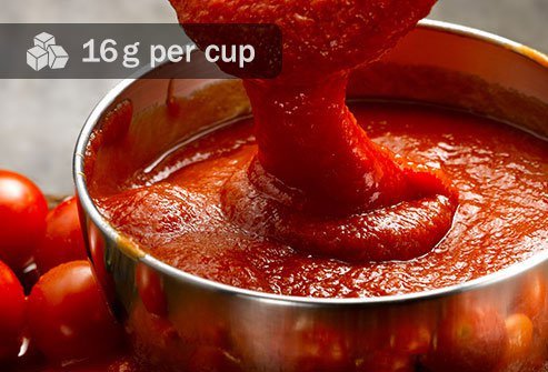 This has almost 3 times the amount in a cup of strawberries, and almost triple the calories.