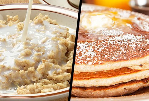 Instant Oatmeal or Pancakes