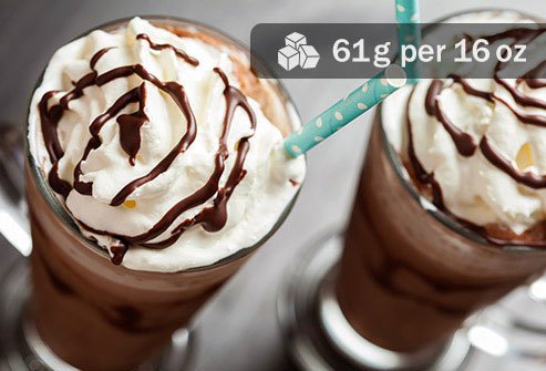 If you really have to decide, this has more than 3 times the sugar than an indulgent, chocolate-covered cream-filled doughnut.
