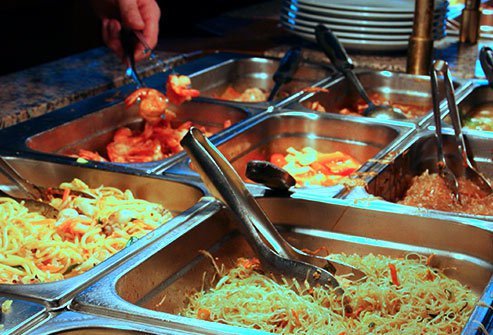 Eating too much can make your stomach uncomfortably full.