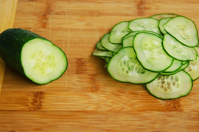 Nutrients in cucumbers include vitamins K and C as well as B vitamins and minerals.