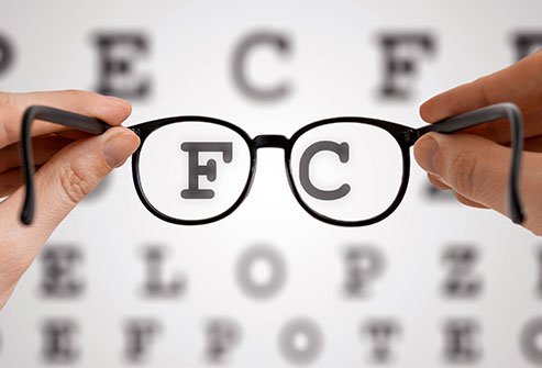 You may get a headache when you try to focus on something near your face.