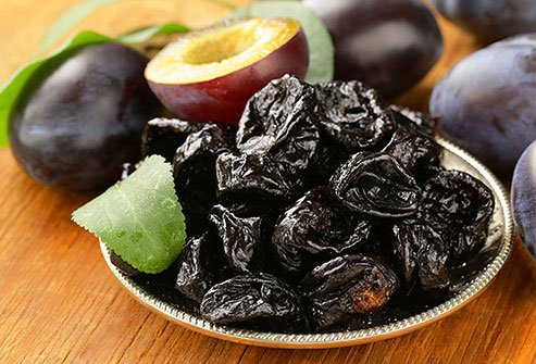 Dried fruit like prunes are another good source of potassium.