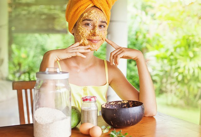 home remedies facials