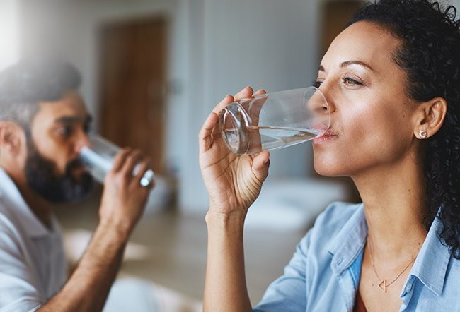 Keeping your body hydrated is a well-known wellness tip. Water improves other functions that in turn improve the appearance of the skin.