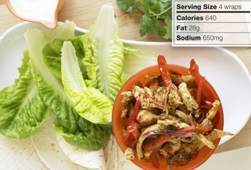 Photo of chicken lettuce wraps.
