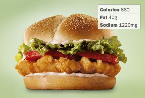 Photo of Burger King's TenderCrisp Chicken Sandwich.