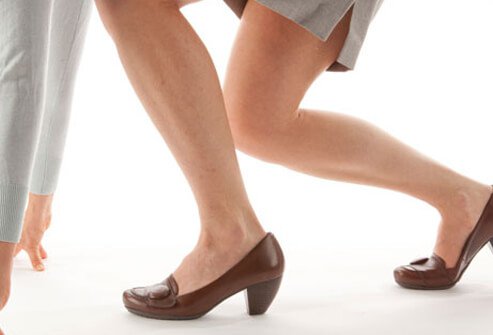 Photo of comfortable work shoes.