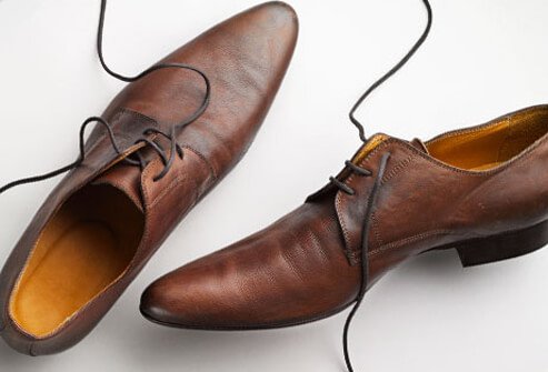 Photo of mens' shoes.