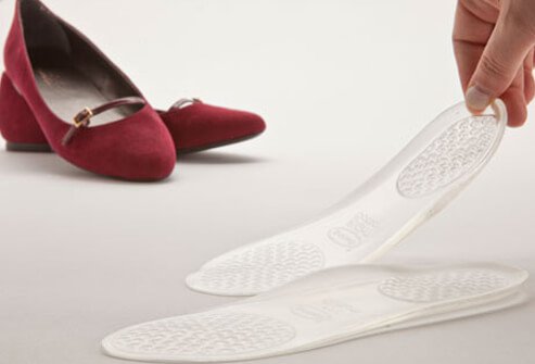 Photo of orthotic inserts for shoes.