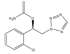 XCOPRI® (cenobamate) Structural Formula Illustration