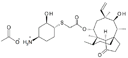 XENLETA (lefamulin) Structural Formula Illustration