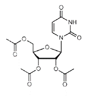 XURIDEN (uridine triacetate) Structural Formula Illustration