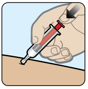 Give the injection - Illustration