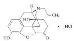 ZIMHI™ (naloxone hydrochloride) Structural Formula Illustration