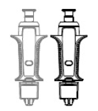 Use second syringe if needed - Illustration
