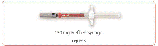 ZINBRYTA 150 mg prefilled syringe - Illustration