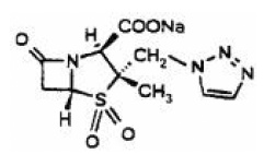 ZOSYN® (piperacillin and tazobactam) Structural Formula Illustration