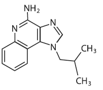 ZYCLARA® (imiquimod) Structural Formula Illustration