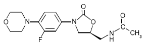 ZYVOX® (linezolid) Structural Formula Illustration