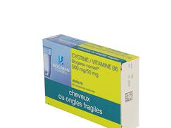 Cystine / vitamine b6 biogaran conseil 500 mg/50 mg, comprimé pelliculé, boîte de 60