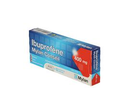 Ibuprofene mylan conseil 400 mg, comprimé pelliculé, boîte de 12