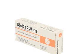 Becilan 250 mg, comprimé sécable, boîte de 40