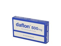Daflon 500 mg, comprimé pelliculé, boîte de 30