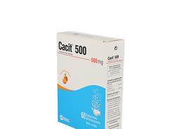 Cacit 500 mg, comprimé effervescent, boîte de 3 tubes de 20