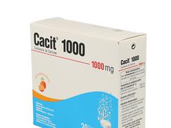 Cacit s/s 1 000 mg comprimé effervescent boîte de 3 tubes de 10