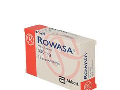 Rowasa 500 mg, suppositoire, boîte de 15