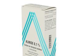 Almide 0,1 % collyre boîte de 20 récipients unidoses de 0,40 ml