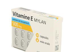 Vitamine e mylan 500 mg, capsule, boîte de 30