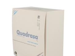 Quadrasa 2 g, poudre pour solution rectale, boîte de 7 flacons (+ canules rectales)
