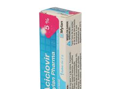 Aciclovir mylan pharma 5 %, crème, tube de 2 g